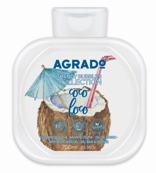 Agrado Żel prysznic/kąpiel 750ml Coco Loco