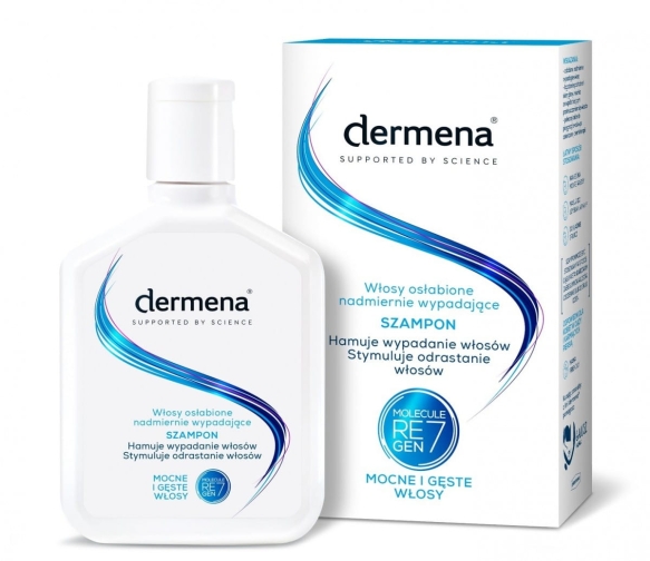 Dermena Supported By Science Szampon hamujący wypadanie włosów - 200ml