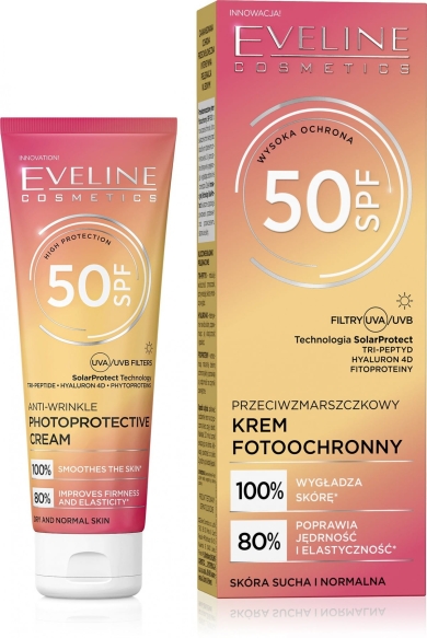 EVELINE KREM fotoochronny p/zmarszcz.SPF50 30ml