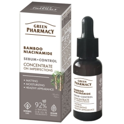 GREEN PHARMACY Bambus + Niacynamid Koncentrat przeciw niedoskonałościom 30 ml