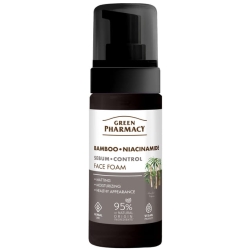 Bambus + Niacynamid Pianka  do Twarzy, Green Pharmacy, 150ml