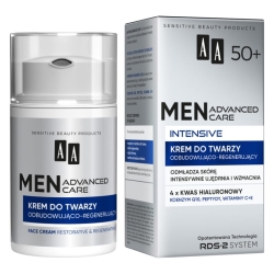 AA Men Advanced Care Intensive Krem do twarzy odbudowująco - regenerujący dla mężczyzn 50+ 50 ml