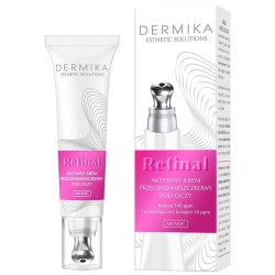 Aktywny krem przeciwzmarszczkowy pod oczy na noc Dermika Esthetic Solutions Retinal 15ml