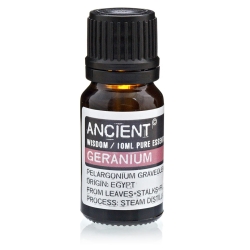 Geranium Essential Oil, Ancient Wisdom, 10ml