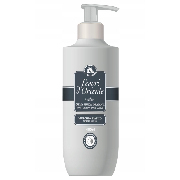 Nawilżający balsam do ciała Muschio Bianco, Tesori d'Oriente, 400ml