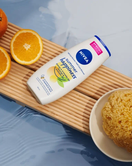 NIVEA Care Shower Żel pod prysznic Summer Happiness Orange &amp; Avocado
