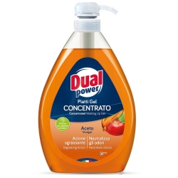 Płyn do mycia naczyń o konsystencji żelu z octem, Aceto Dual Power, 1000 ml