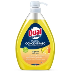 Płyn do naczyń o zapachu cytrusów z pompką – Citrus DUAL POWER 1 l
