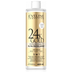 Odmładzający płyn micelarny ze złotem EVELINE 24K GOLD, 400ml