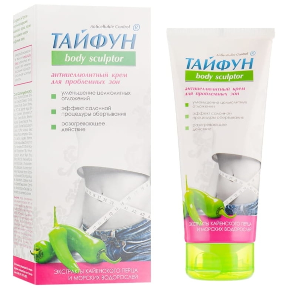 Anti-Cellulite Warming Massage Cream Typhoon Body Sculptor