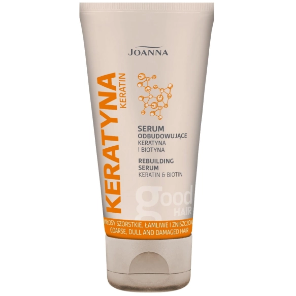 JOANNA Keratyna Serum odbudowujące do włosów szorstkich, matowych, łamliwych i zniszczonych 50 g