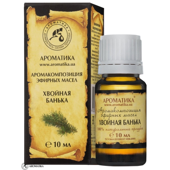 Pine Bath Essential Oil Blend, Aromatika, 10ml