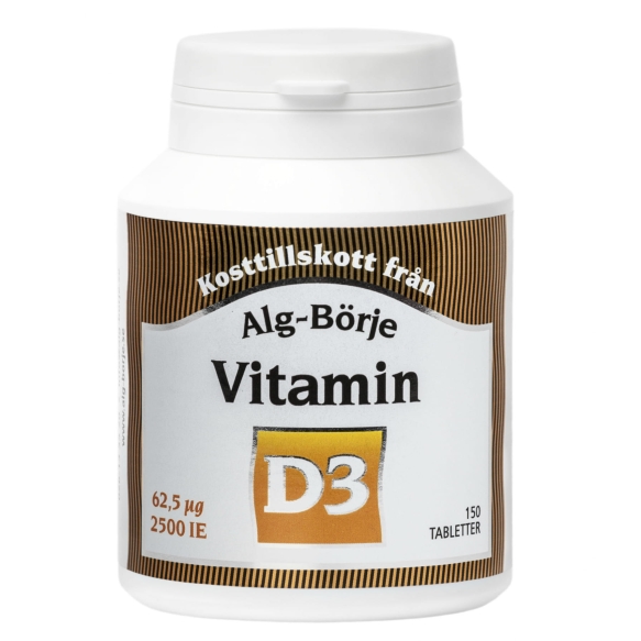 Vitamin D3 2000, Alg-Börje, 150 tablets