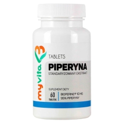 Piperine MyVita – Bioperine 10 mg | 95% Piperine, Tablets