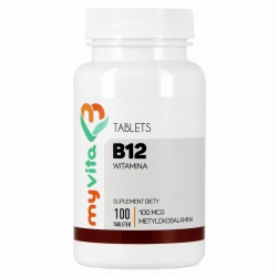 Vitamin B12 MyVita 100 mcg Methylcobalamin, Tablets