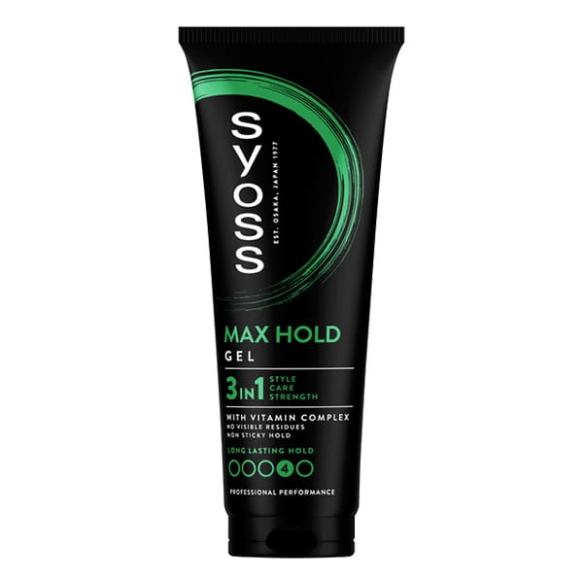 SYOSS MAX HOLD żel do włosów, 250ml