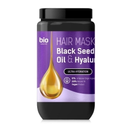 BIO NATURELL Maska do włosów z olejem z czarnuszki i kwasem hialuronowym 946 ml