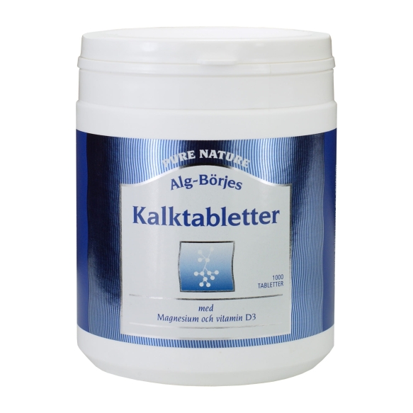 Kalktabletter - Wapń i Witamina D3, Alg-Börje 100 tabletek
