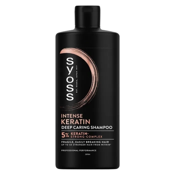 Schwarzkopf Syoss Keratin Szampon wygładzający do włosów łamliwych 440ml