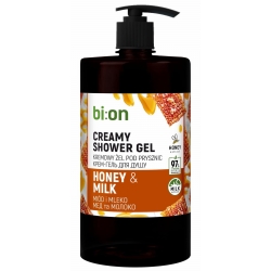 Kremowy żel pod prysznic Miód i Mleko BIO NATURELL, 946ml