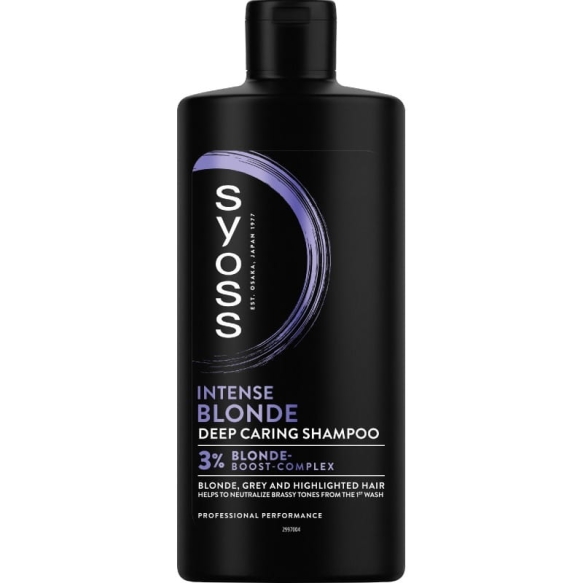Schwarzkopf Syoss Blonde &amp; Silver Szampon do włosów przeciw żółtym tonom 440ml
