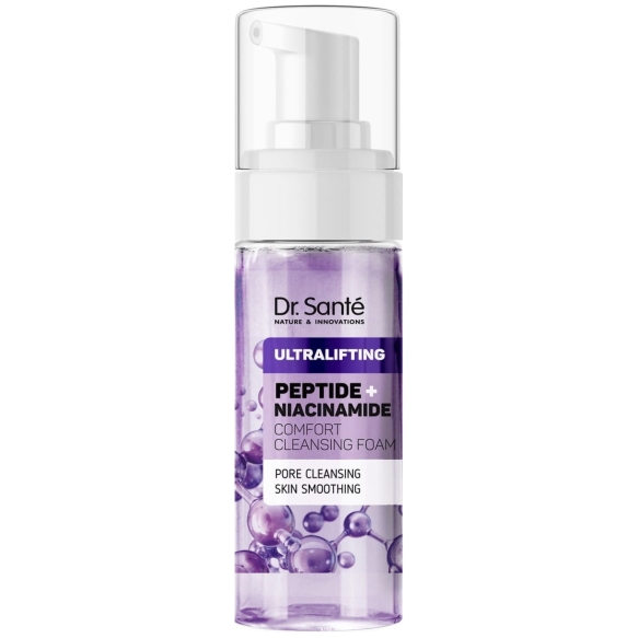 Komfortowa pianka oczyszczająca do twarzy DR.SANTE Peptide + Niacinamide
