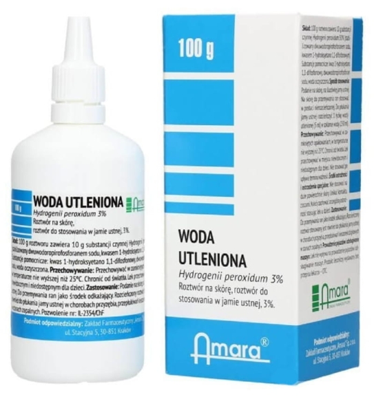Woda Utleniona Kosmetyczna 3%, AMARA, 100ml