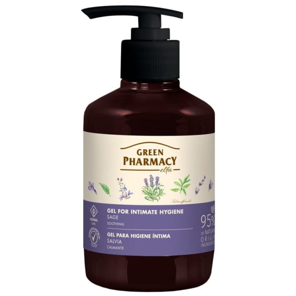 Przeciwzapalne Mydło do higieny intymnej z Szałwią, Green Pharmacy, 370ml