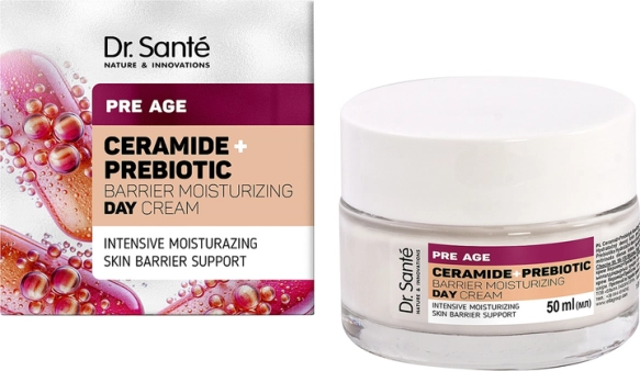 Regenerujący krem nawilżający na dzień Ceramide + Prebiotic DR.SANTE Pre Age, 50ml