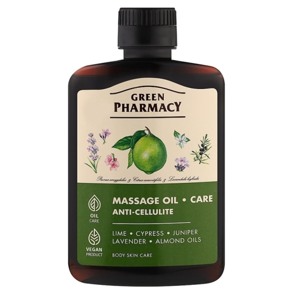 Anti-Cellulite Massage Oil, Green Pharmacy, 200 ml