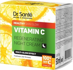 Regenerujący krem do twarzy na noc z Witaminą C DR.SANTE Vitamin C, 50ml