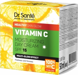 Nawilżający krem do twarzy na dzień z Witaminą C SPF15 DR.SANTE Vitamin C, 50ml