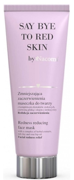 Maska do Twarzy Zmniejszająca Zaczerwienienia Say Bye to Red Skin, Nacomi