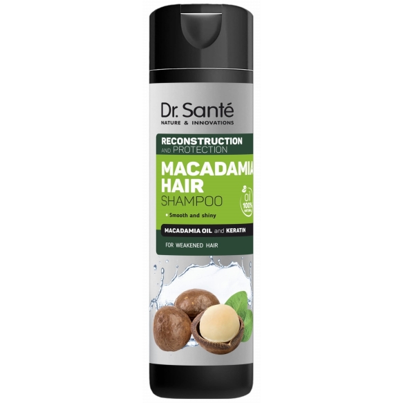 Szampon do włosów Odbudowa i ochrona, Dr.Sante Macadamia, 250 ml