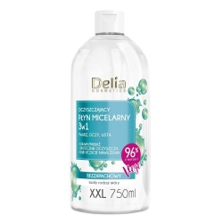 Cleansing Micellar Water 3-in-1, DELIA COSMETICS, 750ml