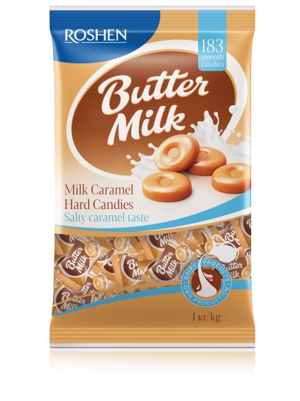 Butter Milk Mleczne Karmelki Roshen, 1kg