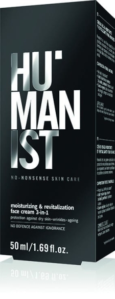 DELIA COSMETICS Humanist Krem do twarzy nawilżająco-rewitalizujący 3w1 dla mężczyzn  50 ml
