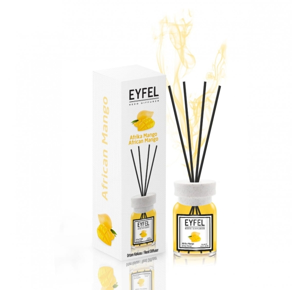 EYFEL Dyfuzor zapachowy z patyczkami - Mango Afrykańskie 120 ml