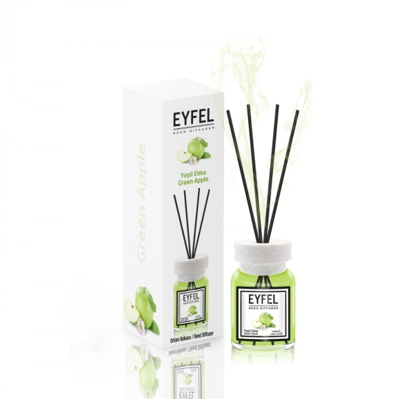 EYFEL Dyfuzor zapachowy z patyczkami - Zielone Jabłko 120 ml