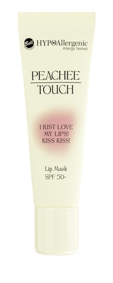 BELL HYPOAllergenic Maska hypoalergiczna do ust z SPF 50+ Peachee Touch 10 g
