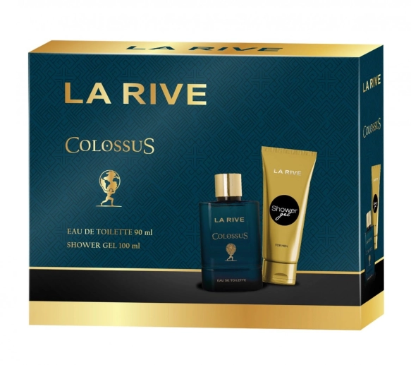 LA RIVE Zestaw dla mężczyzn Colossus Woda toaletowa 90 ml + Żel pod prysznic 100 ml