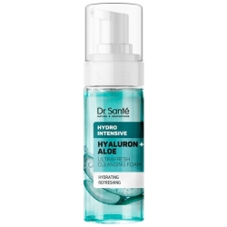 Pianka oczyszczająca do mycia twarzy Hyaluron + Aloe DR.SANTE Hydro Intensive, 150ml