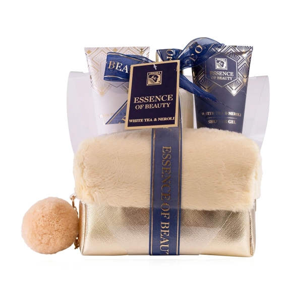Zestaw prezentowy z kosmetyczką White Tea &amp; Neroli - ESSENCE OF BEAUTY