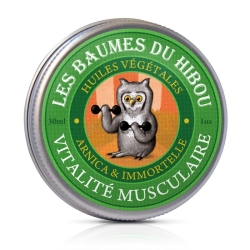 Niezwykły balsam sowi z arniką, Witalność mięśni, Les Baumes du Hibou, 30ml
