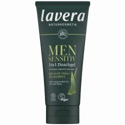 Lavera Men Sensitive Чоловічий гель для душу 3 в 1, 200 мл