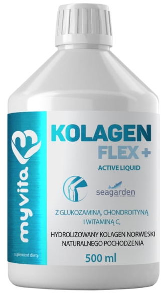 Kolagen w Płynie Flex+ Active Liquid, Myvita, 500ml