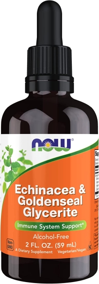 Echinacea Ekstrakt JEŻÓWKA Krople, NOW FOODS, 59ml