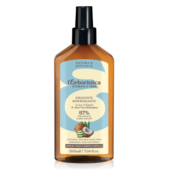 Kokosowy spray do twarzy ciała i włosów, L'Erboristica Cocco, 200ml