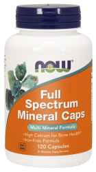 Full Spectrum Minerals, NOW Foods, 120 kapsułek