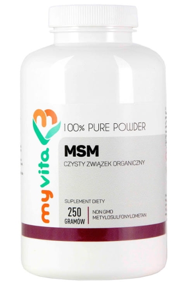 MSM Metylosulfonylometan Proszek, MyVita 100 g